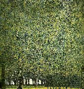 Gustav Klimt park Sweden oil painting artist